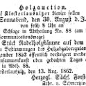 1862-08-30 Kl Holzauktion